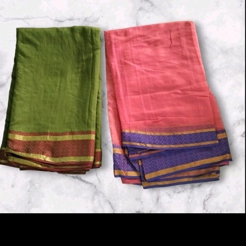 Combo 2 Cotton Saree