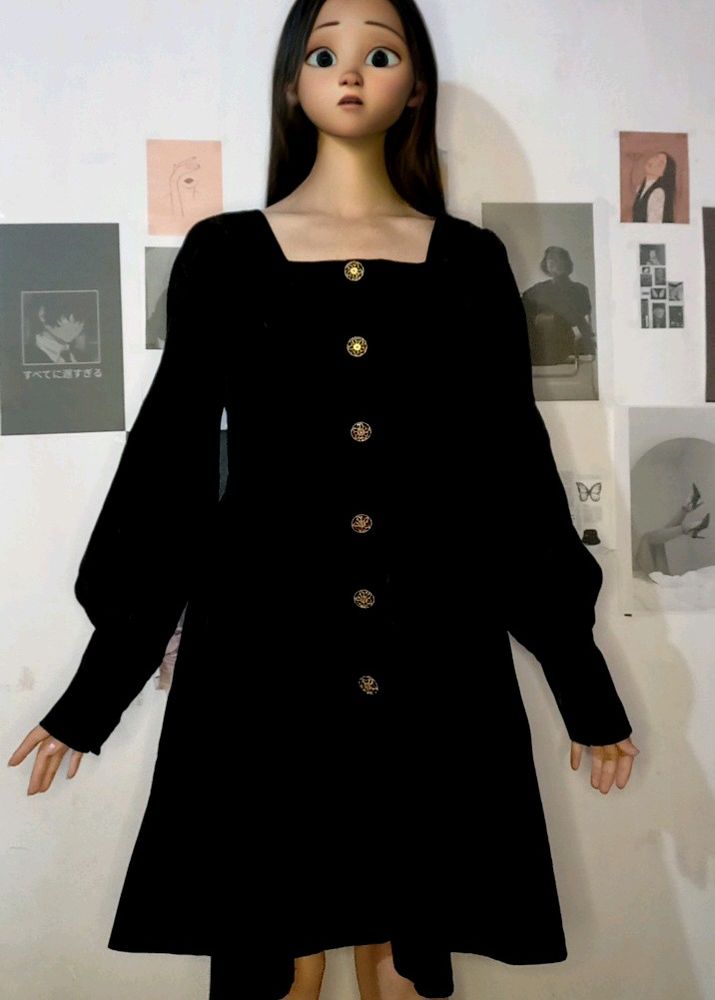 Black Velvet Dress