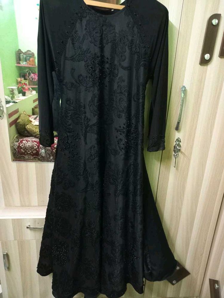 Elegant Black Ethnic Gown burkha