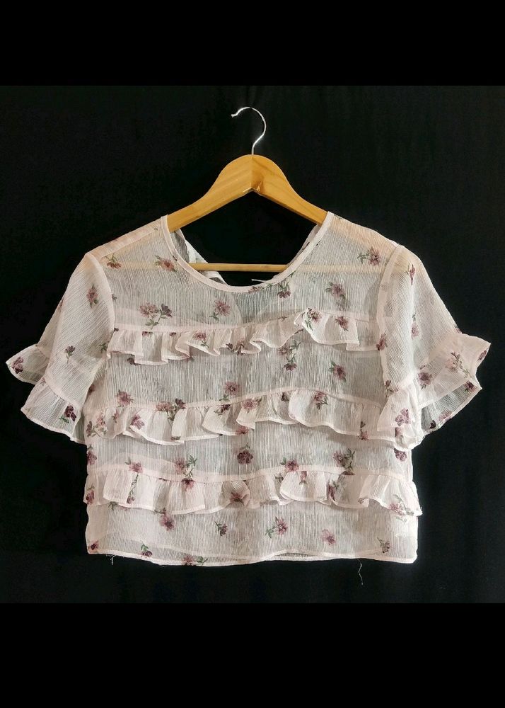 Forever 21 Sheer Top .