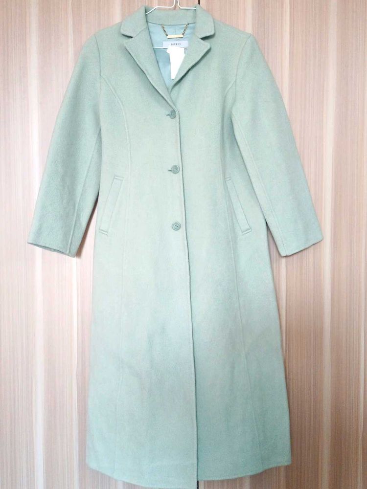 Elegant Mint Green Over Coat