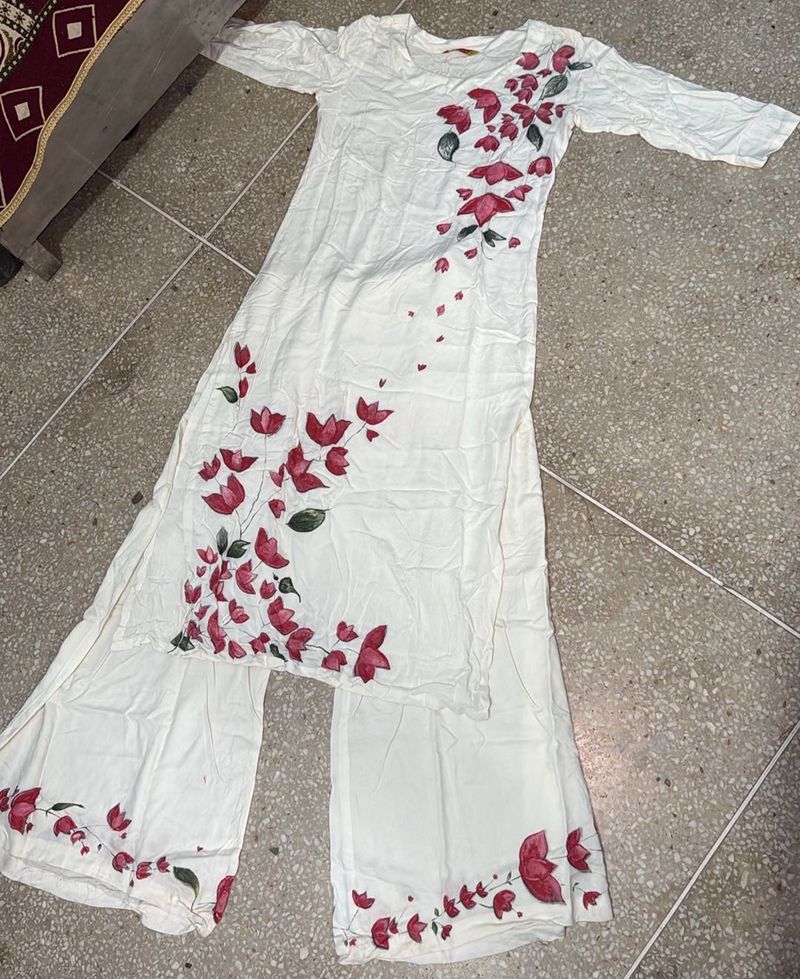 Floral Print Kurta Set