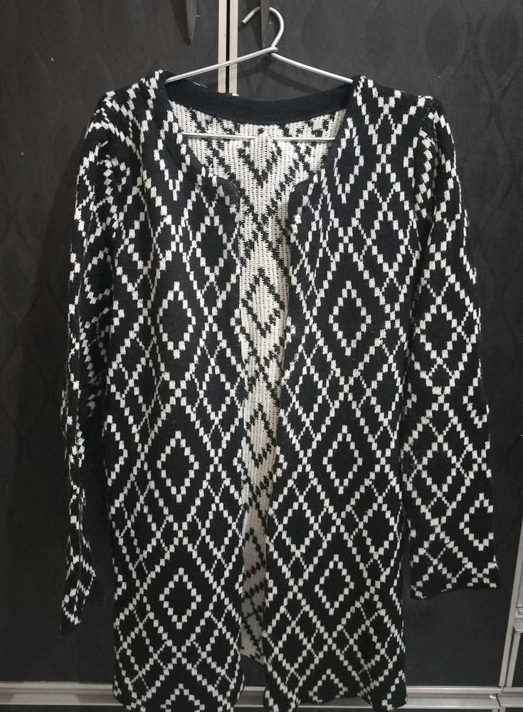 Black Wool Shrug