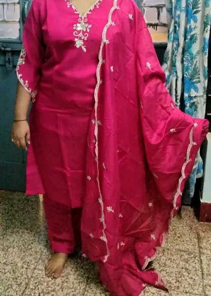 Elegant Pink Kurta Set