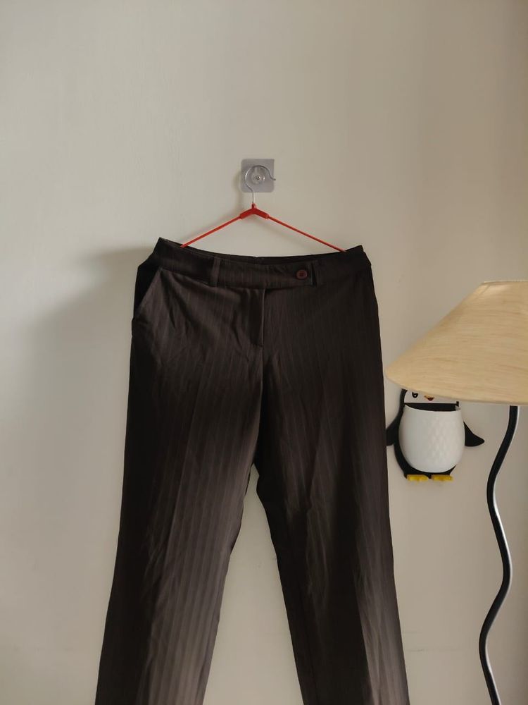 Striped Brown Pants