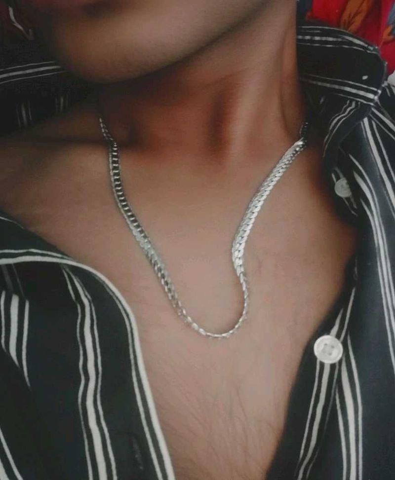 SILVER CHAIN FOR COLLEGE BOY ⛓️⛹🏻