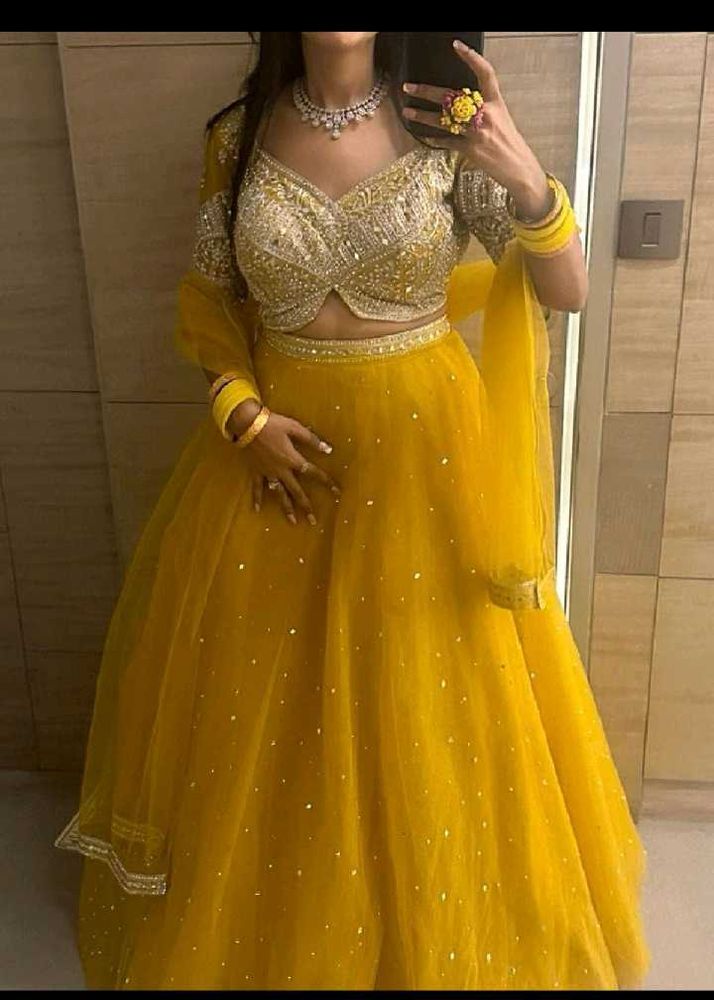 Yellow Lehenga Choli