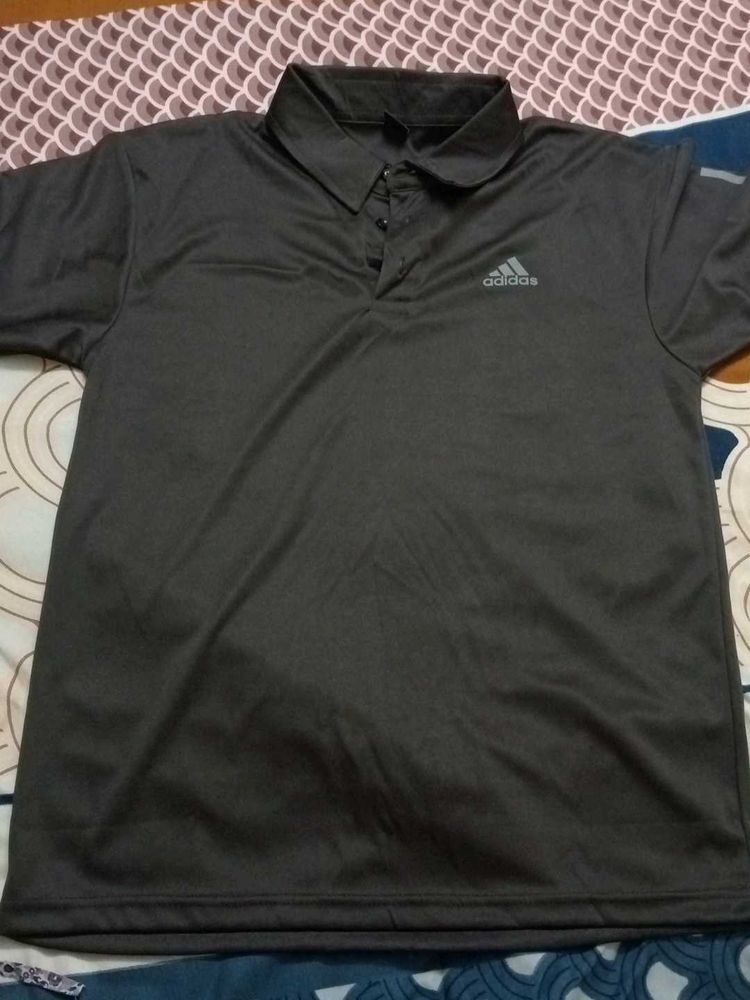 Lycra T Shirt - M Size Coffee Brown
