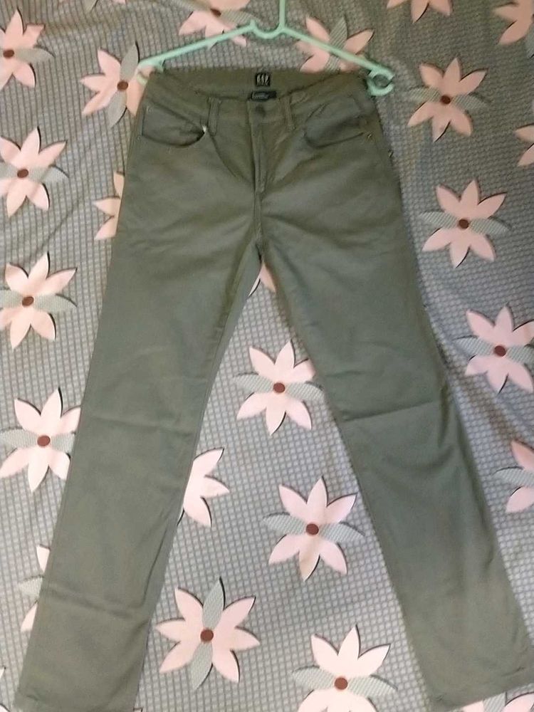 GAP Olive Green Straight Leg Pants