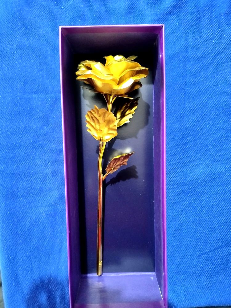 Golden Rose Show Piece
