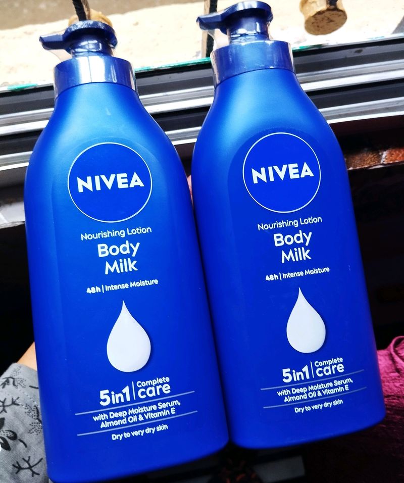Combo Of 2 NIVEA Body Lotion (600 ml)