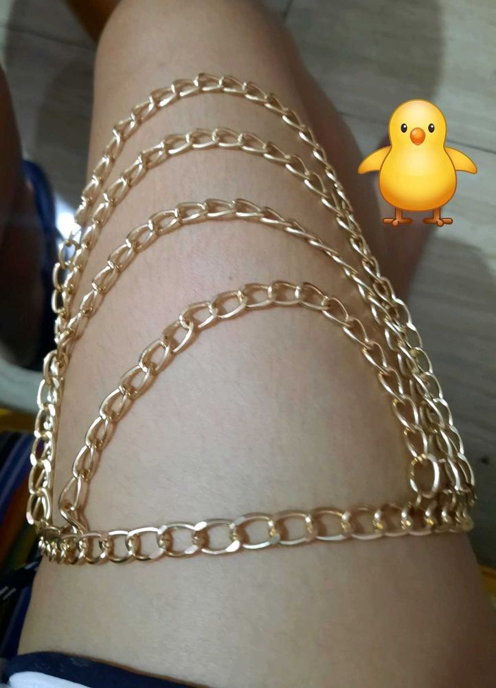 Sexy Gold Chain Garter