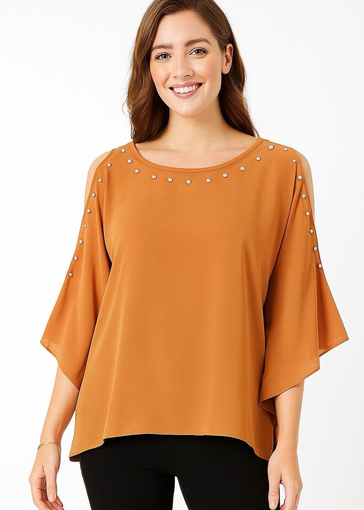 Elegant Cold Shoulder Top