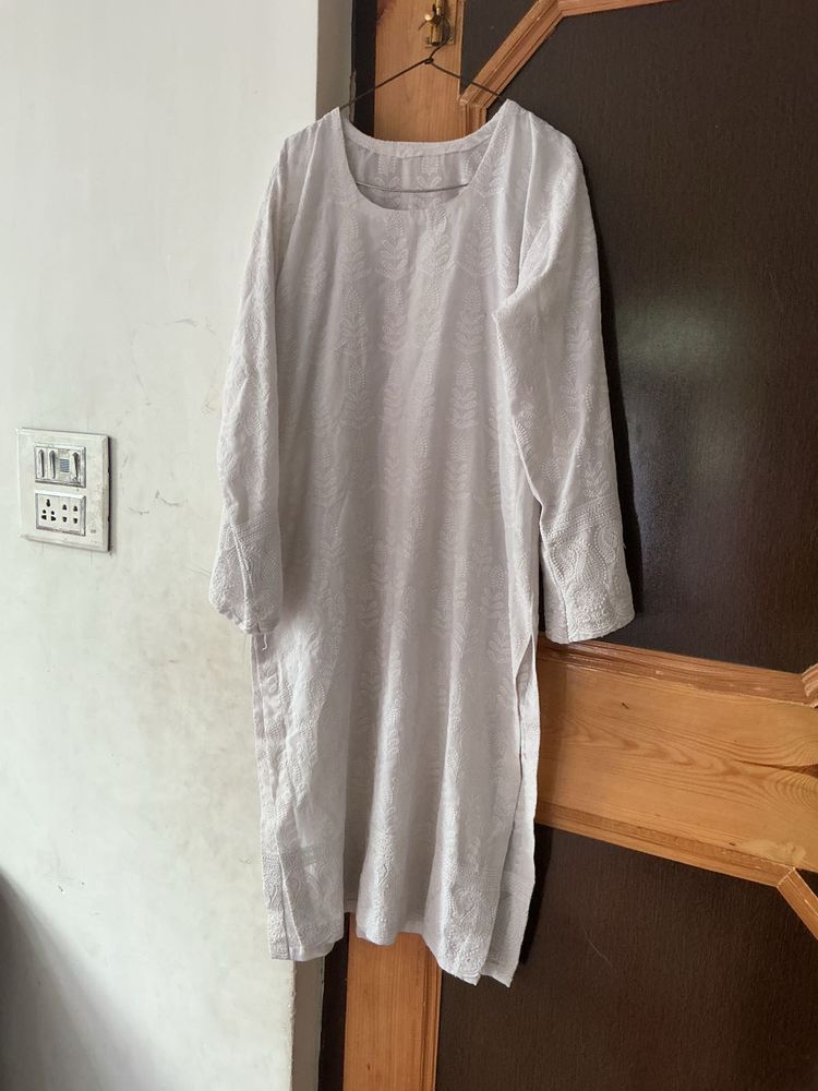 Elegant White Kurta