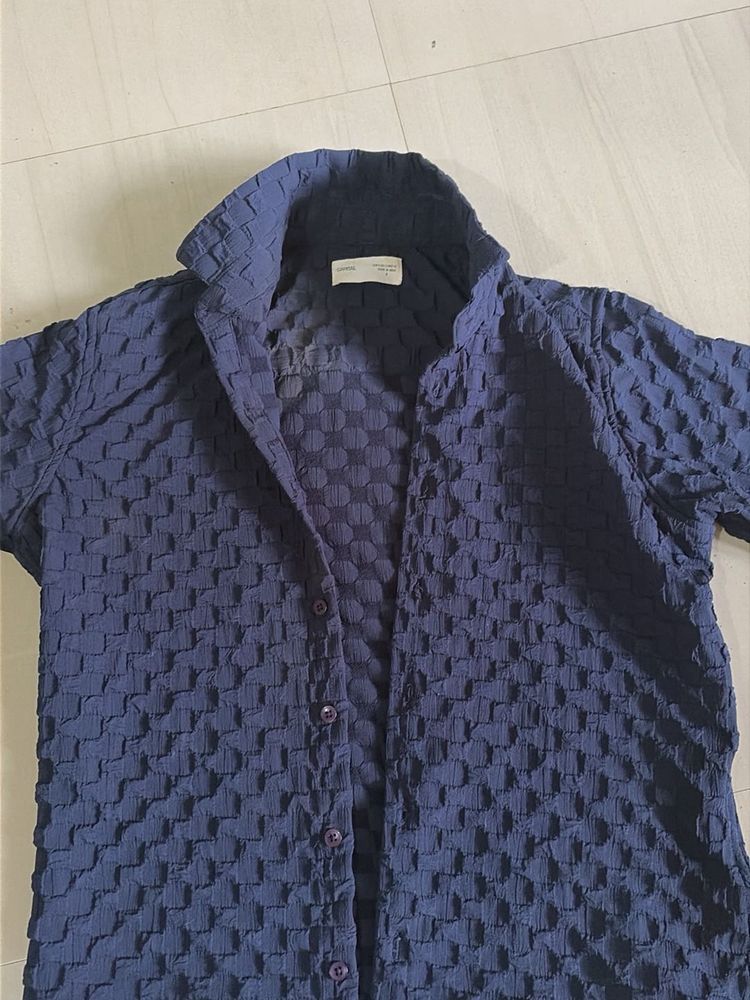 Stylish Navy Blue Shirt