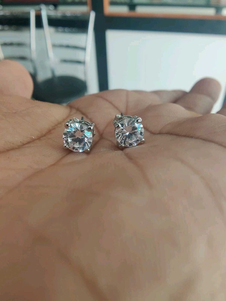 925 Sterling Silver Studs With Hallmark