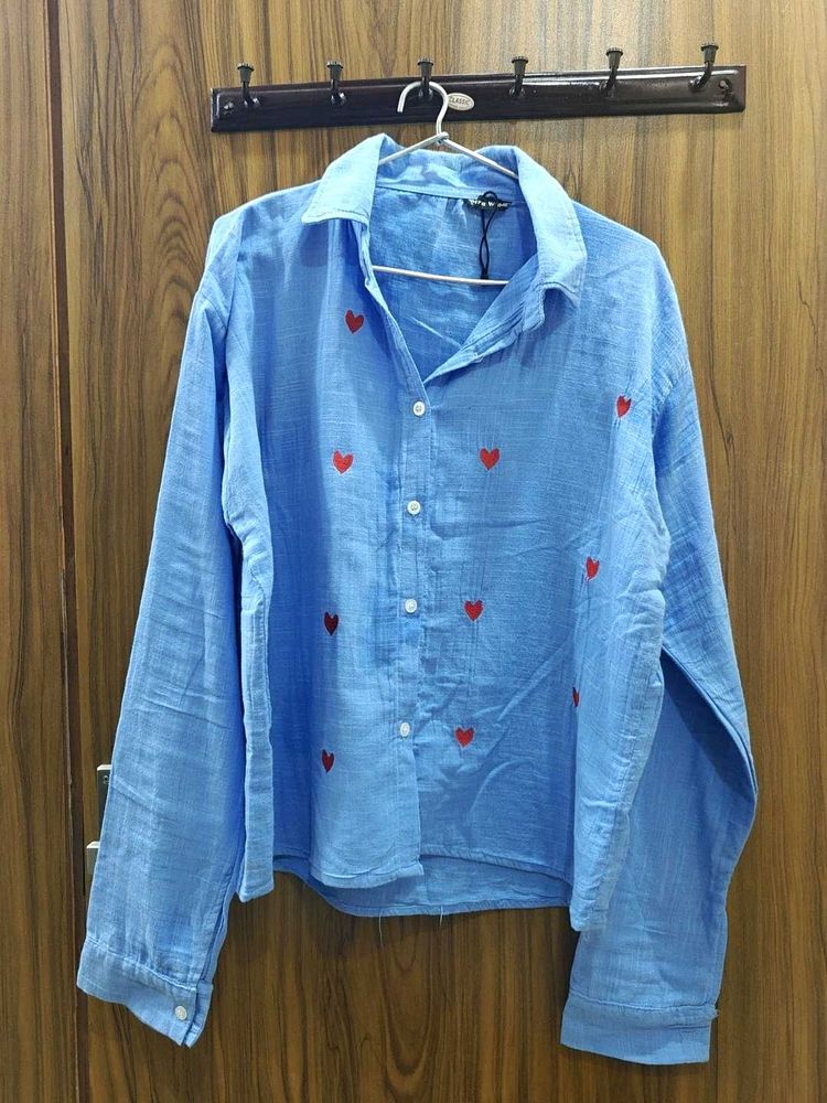 Ocean Blue Shirt for Women
