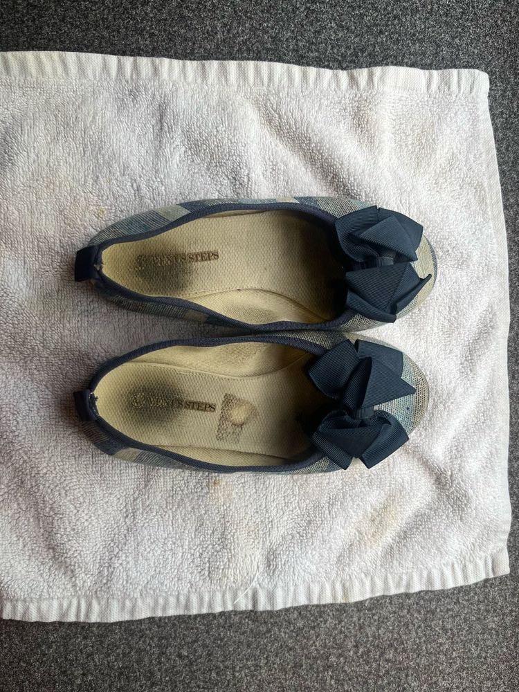 Cute Striped Super Light Ballerinas