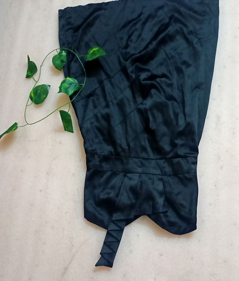 Black Satin Dress
