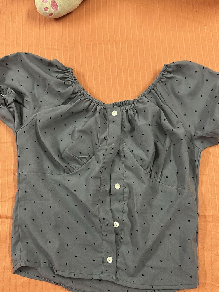 Casual Button Top