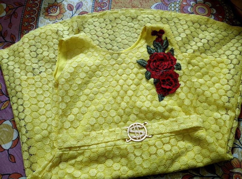 Yellow Lace Dress