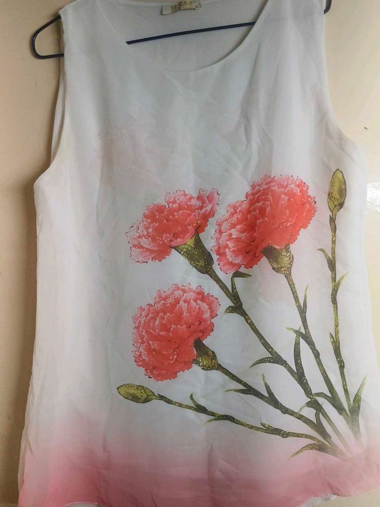 Floral Print Tank Top