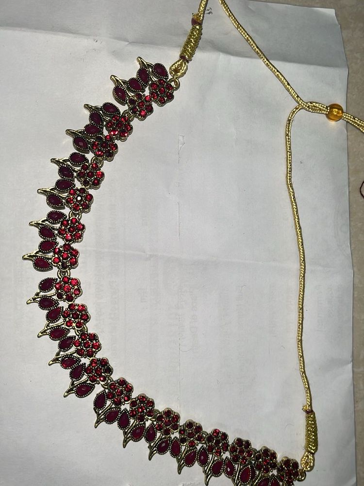 Red Stone Necklace