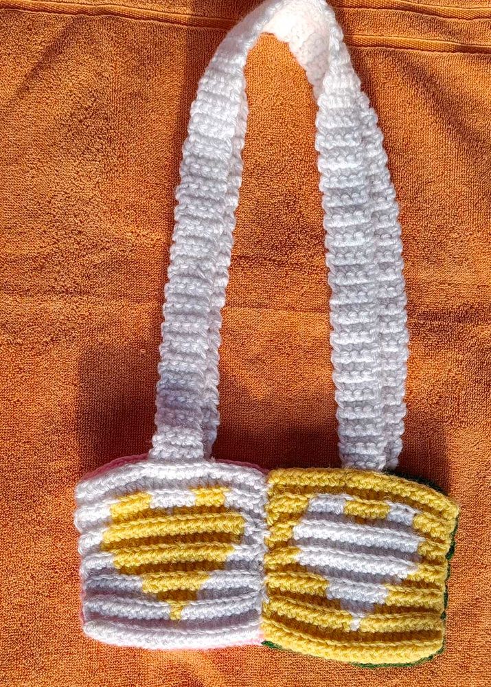Crochet Shoulder Bag 💙👜