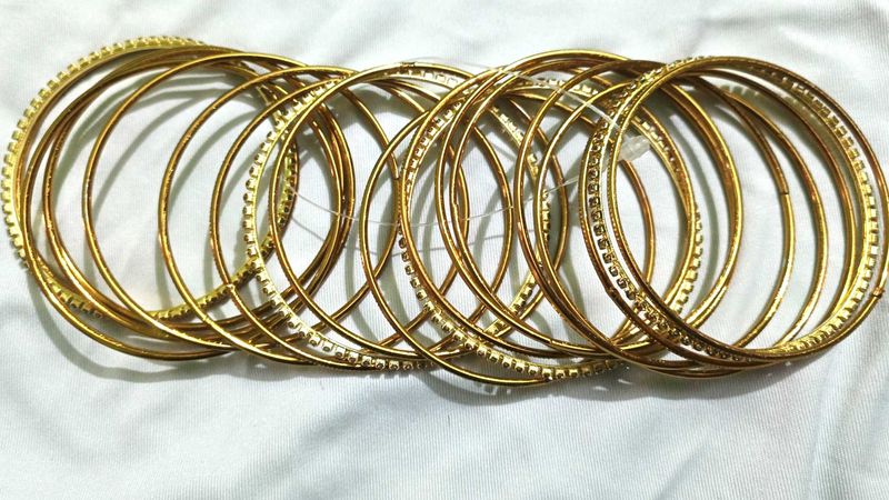 Golden Bangle Set