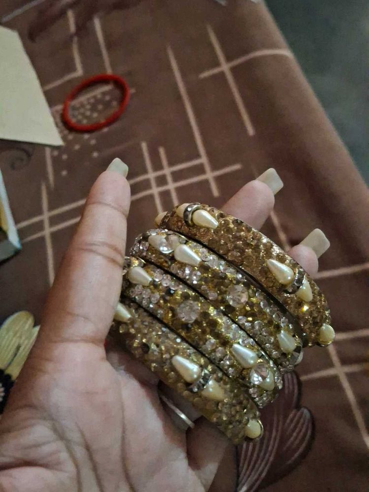 Bangles with Pearls