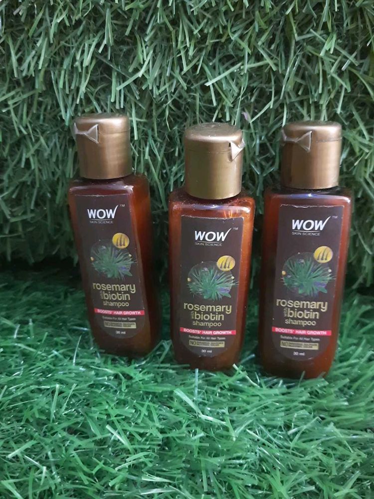 💥 Wow Rosemary Shampoo 30ml×3pc