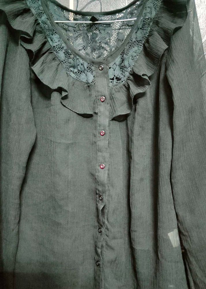Black Full Sleeve Top