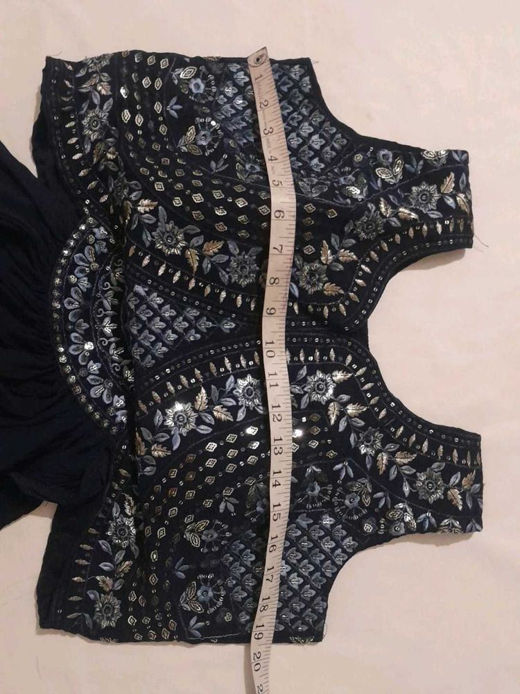 Lehenga with crop top