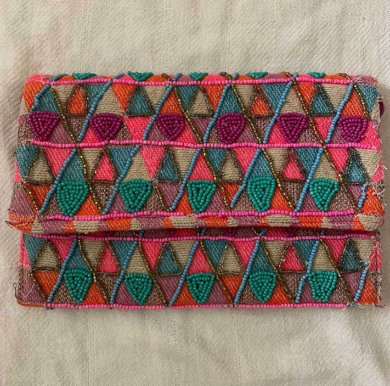🆕Beaded Triangle Clutch