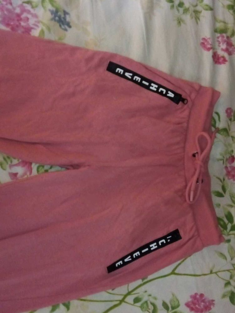 Pink Casual Pants