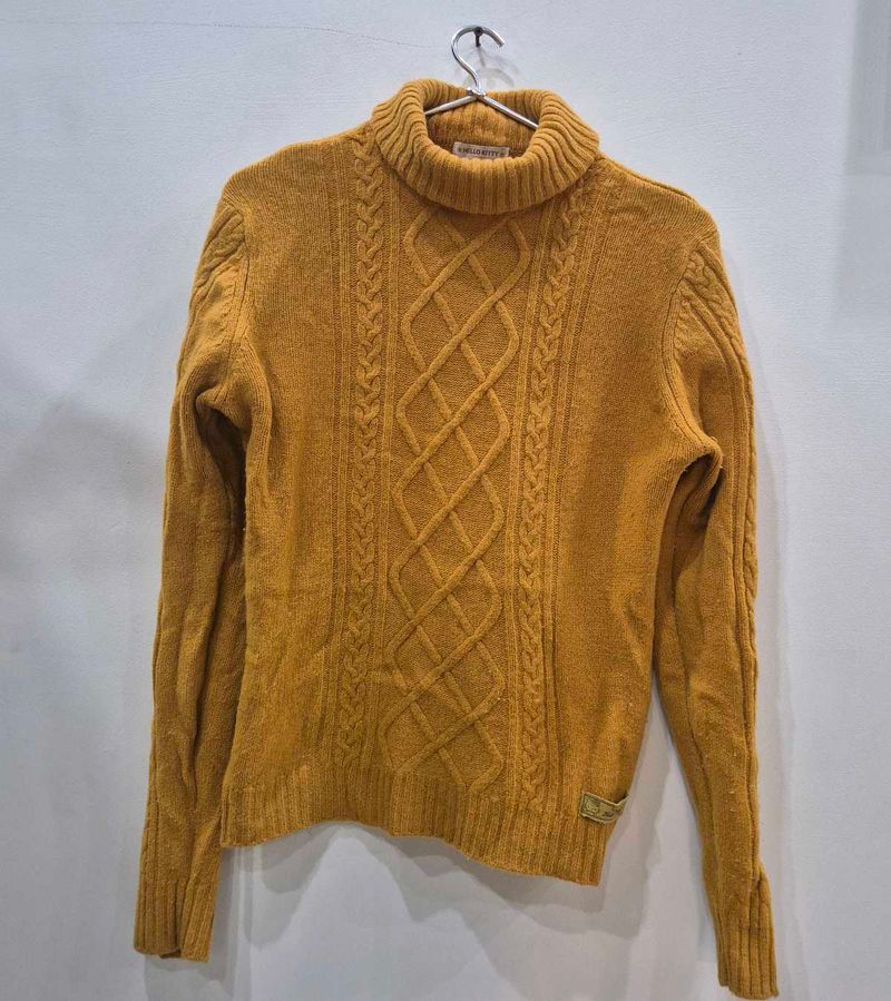 Turtleneck Knit Sweater