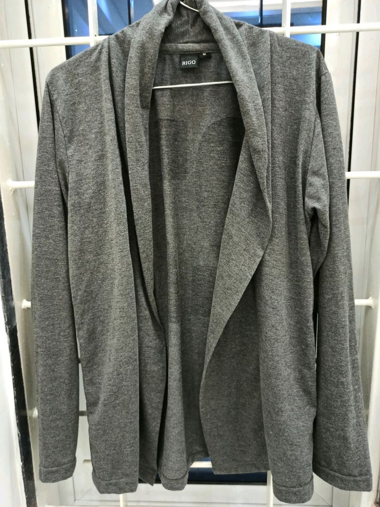 Grey cardigan/shrug for men