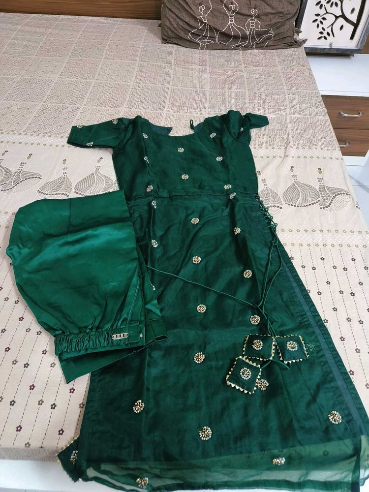 Emberld Green Kurta Set