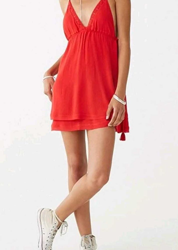 Red Summer Mini Dress