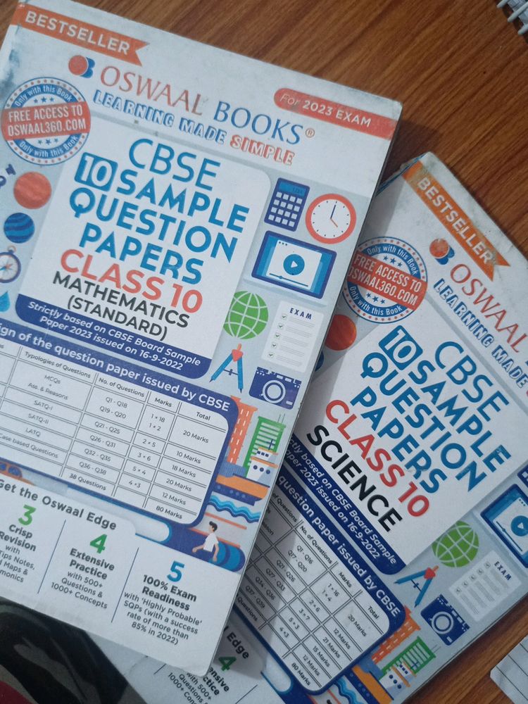 CBSE Science &amp; Maths Sample Papers