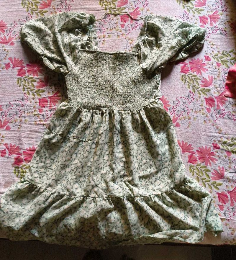 Floral Print Mini Dress