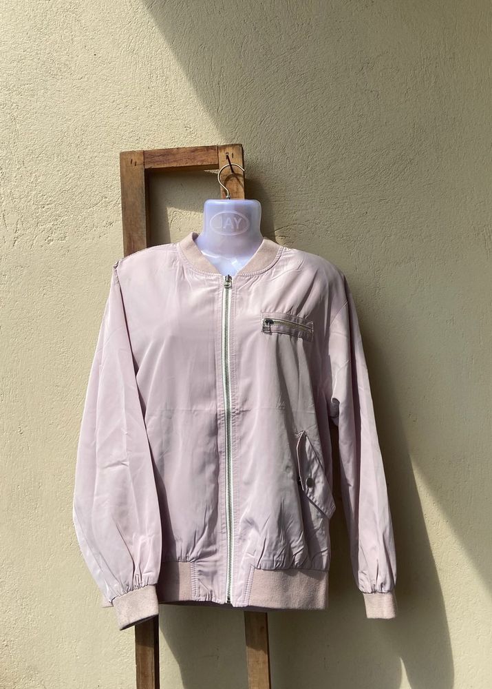 Lilac Bomber Jacket