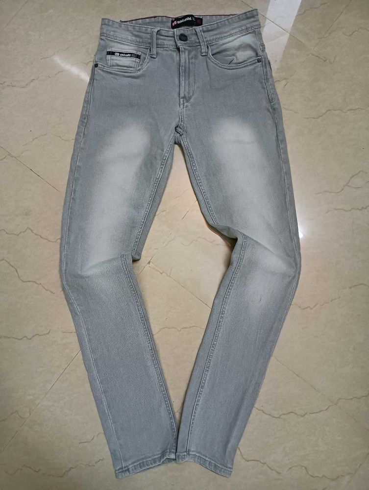 Gray Denim Jeans