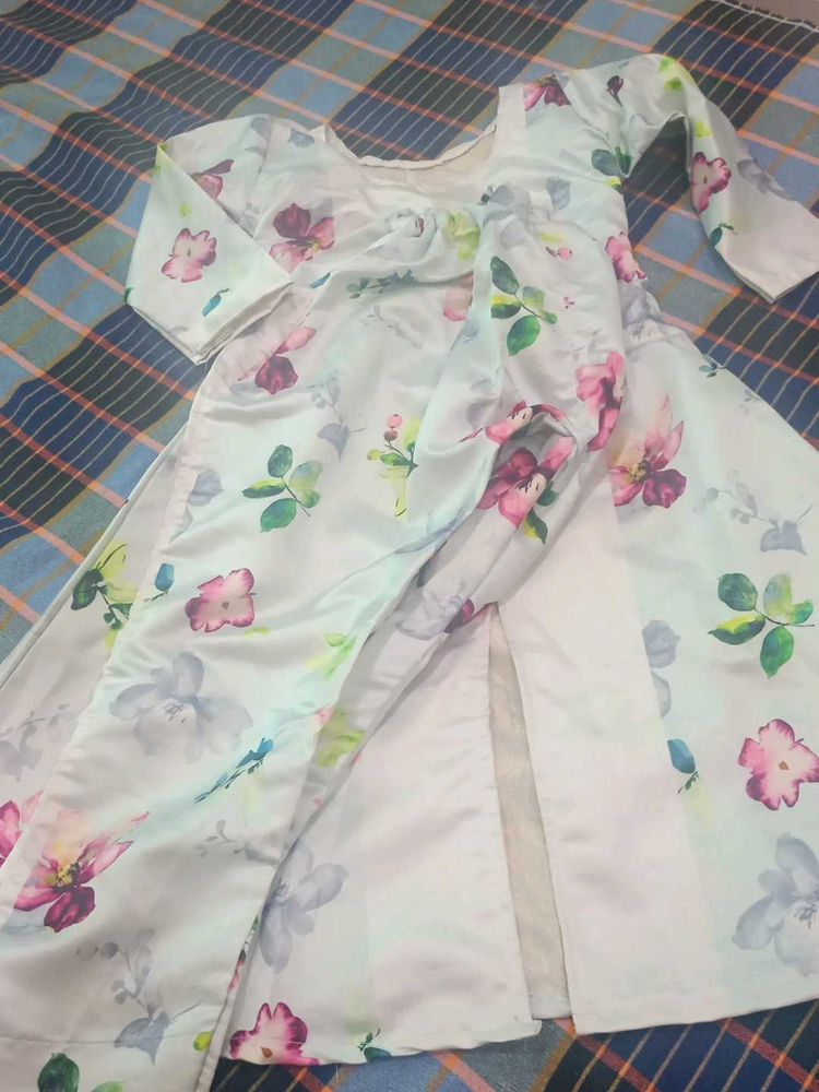 Girls Pant Cut Frock