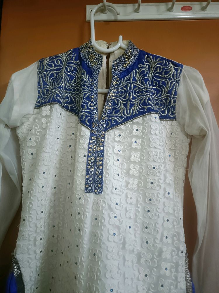 Nice Dress With Plazo Pant