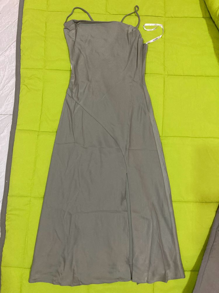 Forever New Opal Bias Cowl SatinMidi Dress