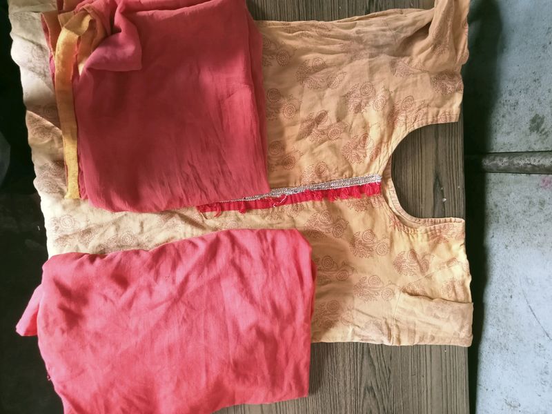 Suit Palazzo Dupatta