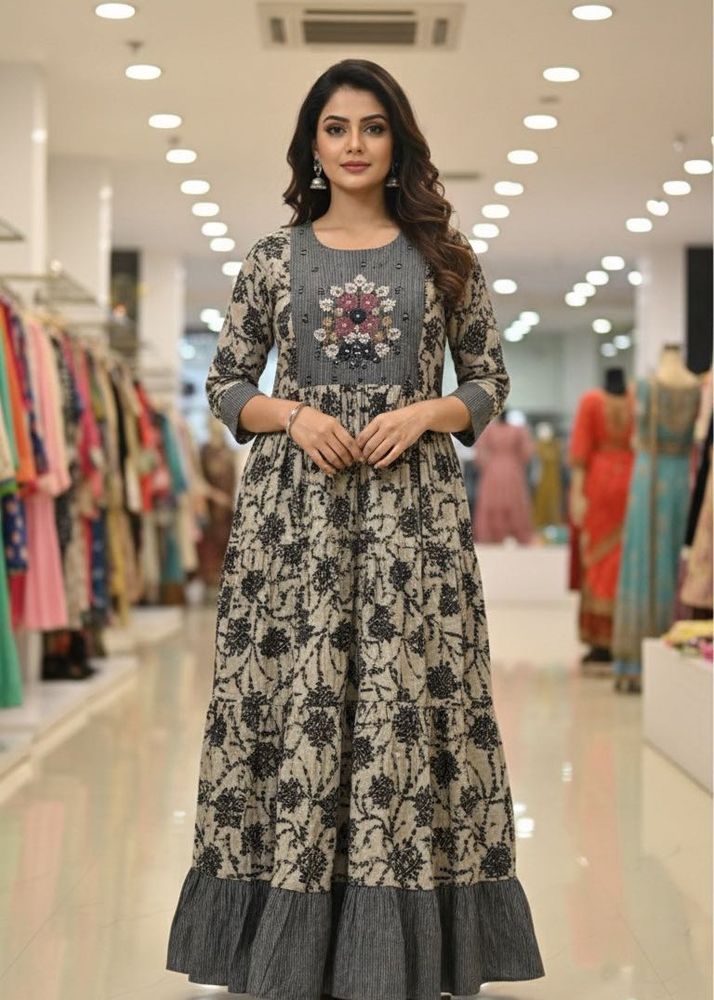 beautiful long kurti 🔥