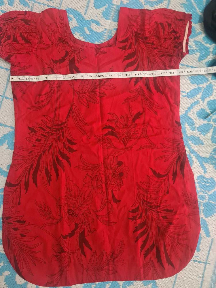 Best Cotton Fabric Apple Shape Kurti 👌😍