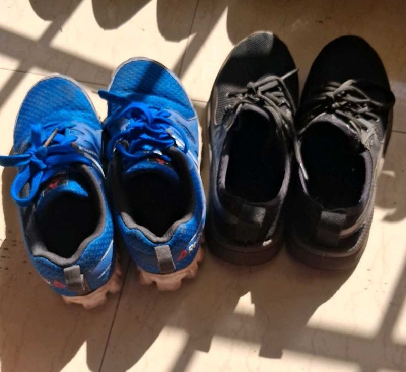 Used Running Shoes - Blue &amp; Black